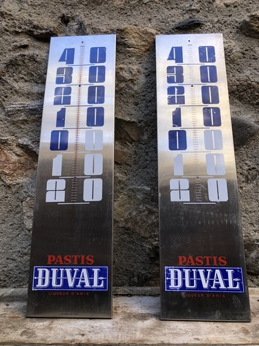 Lot ancien thermomètre pastis - thermomètre,