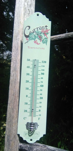Plaque émaillée thermomètre