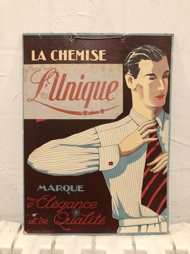 Ancien carton chemise - la,