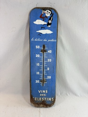 Ancien thermomètre tole - thermomètre,