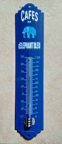 Plaque émaillée thermomètre - plaque,